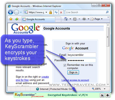 KeyScrambler Personal Encrypts Keystokes As You Type KeyScrambler Personal:Encrypts Keystokes As You Type
