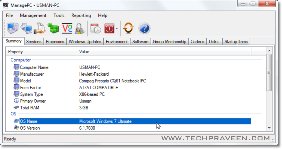 ManagePC Free PC Management Utility for Windows ManagePC   Free PC Management Utility for Windows