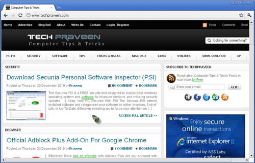 Techpraveen In Iron Browser Iron Browser   A Fast and Secure Alternative to Google Chrome 