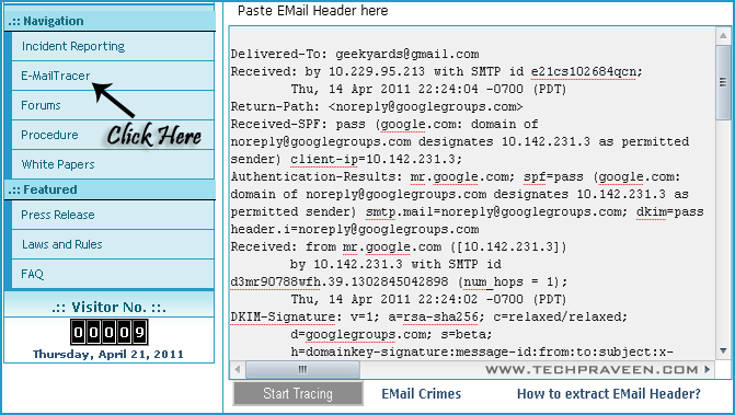 Trace Email Location With Header1 How to Trace an Email Address Using Header