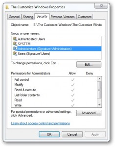 2 235x300 Creating a user locked folder in Windows 7